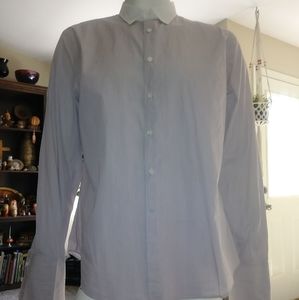 John Varvatos Dress shirt with tab collar and fren